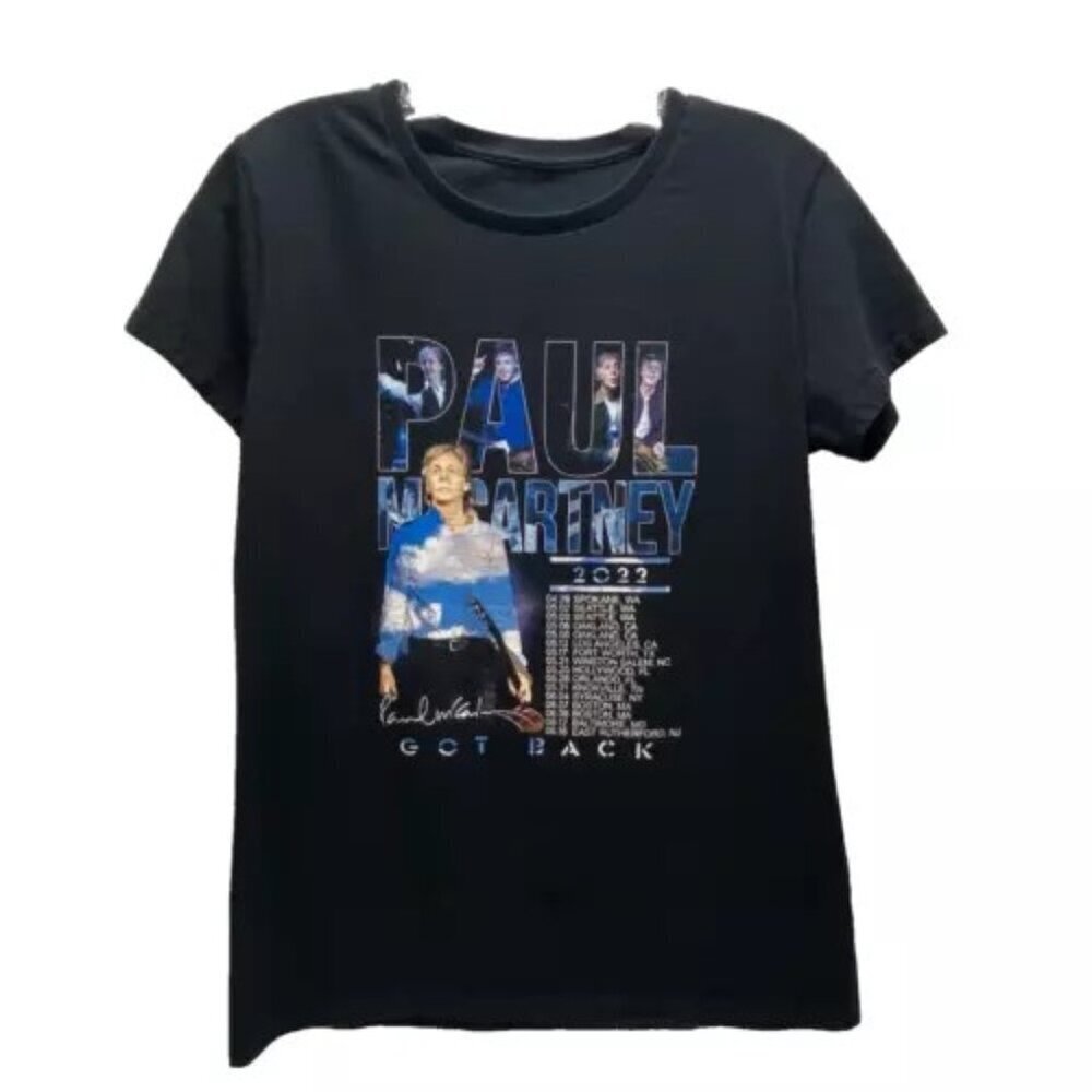 Paul McCartney Got Back Tour 2022 Concert Tee (No Sz Tags) Chest 32" The Beatles